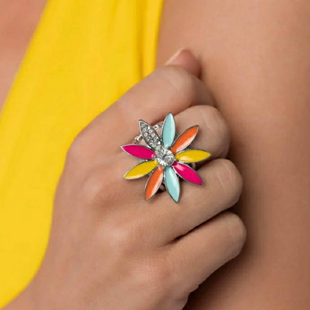 A Classy Chic Boutique Vibrant Petal Ring